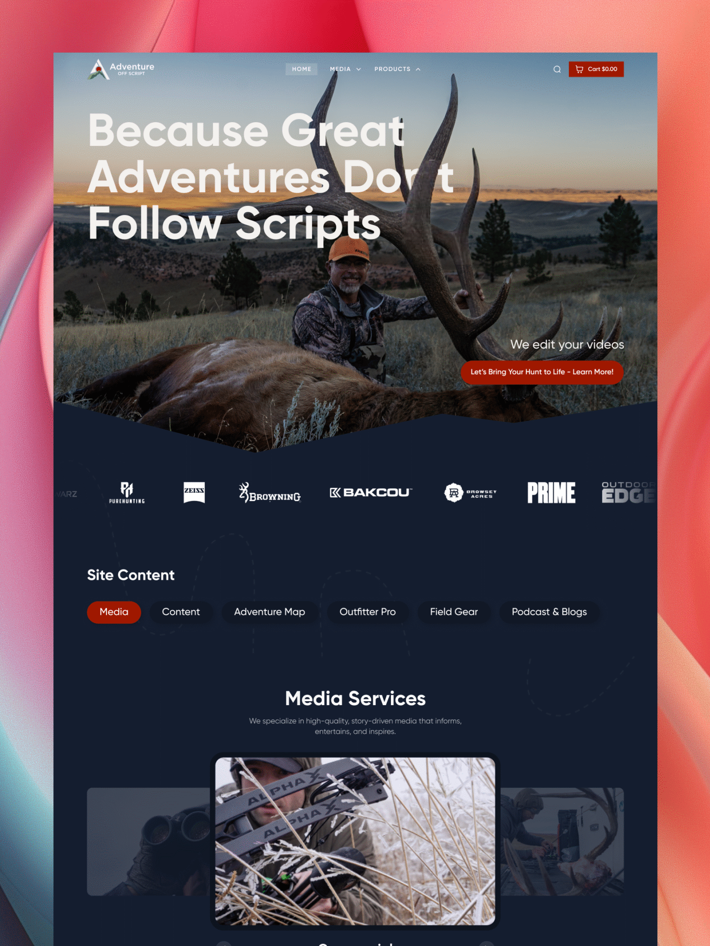 Homepage 3 Designkyte Unlimited Graphic Design adventure-os (1)