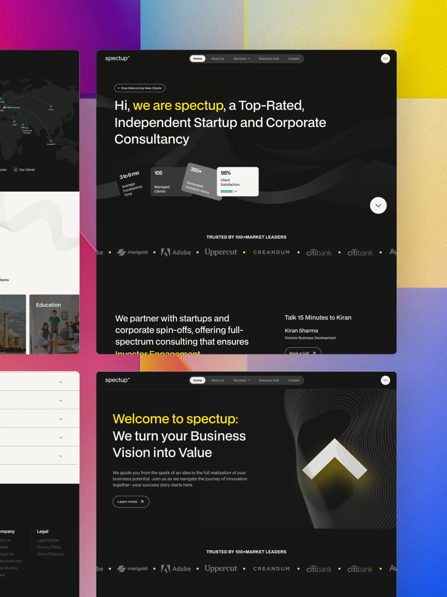 Homepage 11 Designkyte Unlimited Graphic Design spectup